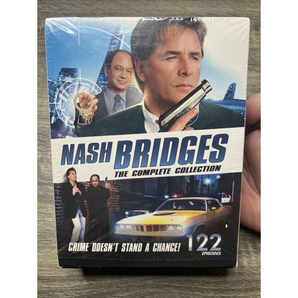 Nash Bridges: The Complete Collection 22-Disc DVD TV Series Seasons 1-6 OOP FS